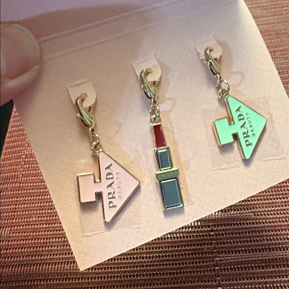 Prada Pink and Green Charms - Picture 8 of 8